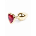 stalowy korek analny gold heart red.jpg