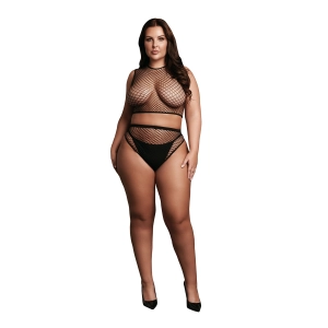 2-Piece with Crop Top - Plus Size