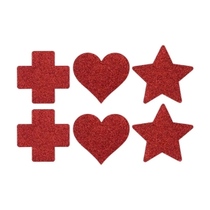 Nipple Cover Set Red