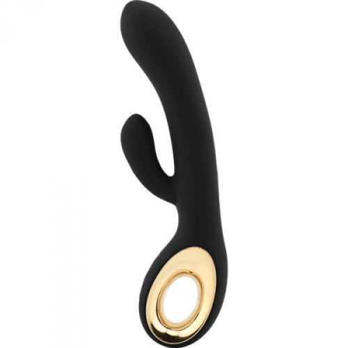 stylowy-czarny-wibrator-ze-stymulacją-łechtaczki-twin-touch-black