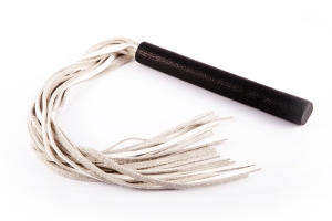 Pejcz Skórzany Biały