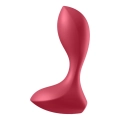 plug analny z wibracjami satisfyer backdoor lover red