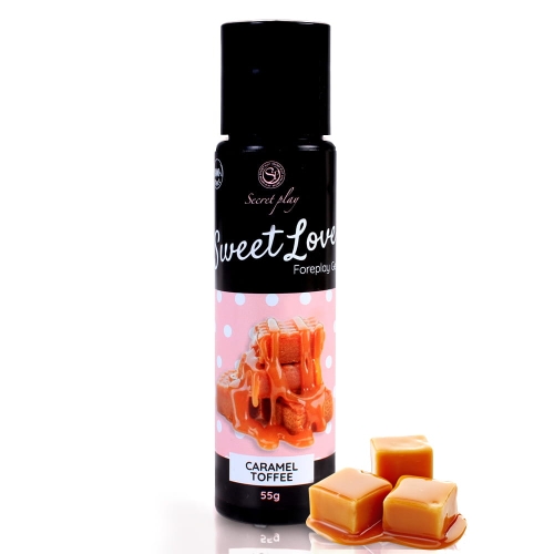 jadalny żel intymny sweet love caramel toffee